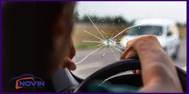 رانندگی با شیشه ترک خورده